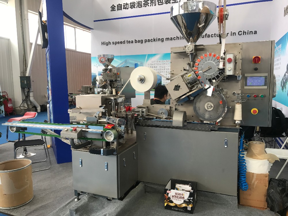 Tea Bag Packing Machine For Small Business With String And Tag Automatic Inner And Outer Tea Bag Packing Machine