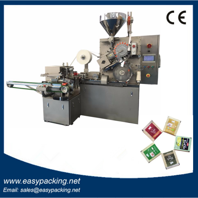 Tea Bag Packing Machine For Small Business With String And Tag Automatic Inner And Outer Tea Bag Packing Machine - 副本